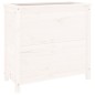 vidaXL Jardinera madera maciza de pino blanco 82,5x40x78 cm vidaXL Jardinera madera maciza de pino blanco 82,5x40x78 cm