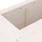 vidaXL Jardinera madera maciza de pino blanco 82,5x40x78 cm vidaXL Jardinera madera maciza de pino blanco 82,5x40x78 cm