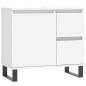 vidaXL Armario de baño madera contrachapada blanco 65x33x60 cm vidaXL Armario de baño madera contrachapada blanco 65x33x60 cm