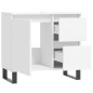 vidaXL Armario de baño madera contrachapada blanco 65x33x60 cm vidaXL Armario de baño madera contrachapada blanco 65x33x60 cm