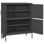 vidaXL Armario de almacenamiento acero gris antracita 80x35x101,5 cm vidaXL Armario de almacenamiento acero gris antracita 80x35x101,5 cm