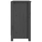 vidaXL Estantería madera maciza de pino gris 50x35x68 cm vidaXL Estantería madera maciza de pino gris 50x35x68 cm