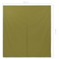 vidaXL Lona de exterior verde 3x2,85 m vidaXL Lona de exterior verde 3x2,85 m