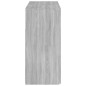vidaXL Aparador con luces LED gris Sonoma 115,5x30x75 cm vidaXL Aparador con luces LED gris Sonoma 115,5x30x75 cm