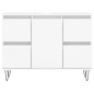 vidaXL Mueble de baño madera de ingeniería blanco 80x33x60 cm vidaXL Mueble de baño madera de ingeniería blanco 80x33x60 cm