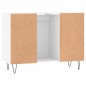 vidaXL Mueble de baño madera de ingeniería blanco 80x33x60 cm vidaXL Mueble de baño madera de ingeniería blanco 80x33x60 cm