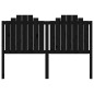 vidaXL Cabecero de cama madera maciza de pino negro 166x4x110 cm vidaXL Cabecero de cama madera maciza de pino negro 166x4x110 cm