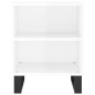 vidaXL Mesitas noche 2 uds madera ingeniería blanco brillo 40x30x50 cm vidaXL Mesitas noche 2 uds madera ingeniería blanco brillo 40x30x50 cm
