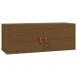 vidaXL Armarios de pared 2 uds madera de pino marrón miel 60x30x30 cm vidaXL Armarios de pared 2 uds madera de pino marrón miel 60x30x30 cm