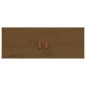 vidaXL Armarios de pared 2 uds madera de pino marrón miel 60x30x30 cm vidaXL Armarios de pared 2 uds madera de pino marrón miel 60x30x30 cm