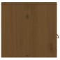 vidaXL Armarios de pared 2 uds madera de pino marrón miel 60x30x30 cm vidaXL Armarios de pared 2 uds madera de pino marrón miel 60x30x30 cm