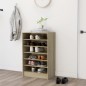 vidaXL Mueble zapatero madera contrachapada roble Sonoma 60x35x92 cm vidaXL Mueble zapatero madera contrachapada roble Sonoma 60x35x92 cm