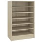 vidaXL Mueble zapatero madera contrachapada roble Sonoma 60x35x92 cm vidaXL Mueble zapatero madera contrachapada roble Sonoma 60x35x92 cm