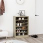 vidaXL Mueble zapatero madera contrachapada roble Sonoma 60x35x92 cm vidaXL Mueble zapatero madera contrachapada roble Sonoma 60x35x92 cm