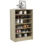 vidaXL Mueble zapatero madera contrachapada roble Sonoma 60x35x92 cm vidaXL Mueble zapatero madera contrachapada roble Sonoma 60x35x92 cm