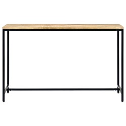vidaXL Mesa de comedor madera maciza de mango en bruto 120x60x75 cm