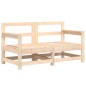 vidaXL Juego de muebles de jardín 7 piezas madera maciza de pino vidaXL Juego de muebles de jardín 7 piezas madera maciza de pino