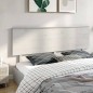 vidaXL Cabecero de cama madera maciza de pino blanco 204x6x82,5 cm vidaXL Cabecero de cama madera maciza de pino blanco 204x6x82,5 cm