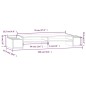 vidaXL Soporte monitor madera maciza pino marrón miel 100x27,5x15 cm vidaXL Soporte monitor madera maciza pino marrón miel 100x27,5x15 cm
