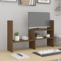 vidaXL Soporte monitor madera maciza pino marrón miel (39-72)x17x43 cm vidaXL Soporte monitor madera maciza pino marrón miel (39-72)x17x43 cm