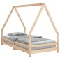vidaXL Estructura de cama infantil madera maciza de pino 90x190 cm vidaXL Estructura de cama infantil madera maciza de pino 90x190 cm