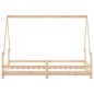 vidaXL Estructura de cama infantil madera maciza de pino 90x190 cm vidaXL Estructura de cama infantil madera maciza de pino 90x190 cm