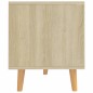 vidaXL Mueble de TV madera de ingeniería roble Sonoma 90x40x48,5 cm