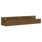 vidaXL Estantes de pared 2 uds madera de pino marrón miel 50x12x9 cm vidaXL Estantes de pared 2 uds madera de pino marrón miel 50x12x9 cm