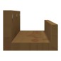 vidaXL Estantes de pared 2 uds madera de pino marrón miel 50x12x9 cm vidaXL Estantes de pared 2 uds madera de pino marrón miel 50x12x9 cm