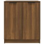 vidaXL Aparador de madera contrachapada marrón roble 60x30x70 cm vidaXL Aparador de madera contrachapada marrón roble 60x30x70 cm