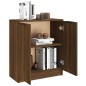 vidaXL Aparador de madera contrachapada marrón roble 60x30x70 cm vidaXL Aparador de madera contrachapada marrón roble 60x30x70 cm