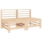 vidaXL Juego de muebles de jardín 7 piezas madera maciza de pino vidaXL Juego de muebles de jardín 7 piezas madera maciza de pino