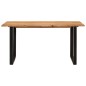 vidaXL Mesa de comedor de madera maciza de acacia 154x80x76 cm vidaXL Mesa de comedor de madera maciza de acacia 154x80x76 cm
