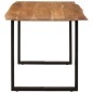 vidaXL Mesa de comedor de madera maciza de acacia 154x80x76 cm vidaXL Mesa de comedor de madera maciza de acacia 154x80x76 cm