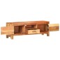 vidaXL Mueble para TV de madera maciza de acacia 116x30x40 cm
