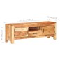vidaXL Mueble para TV de madera maciza de acacia 116x30x40 cm