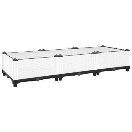 vidaXL Arriate polipropileno 120x40x23 cm
