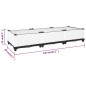 vidaXL Arriate polipropileno 120x40x23 cm