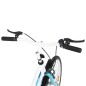 vidaXL Bicicleta de niño 24 pulgadas azul y blanca