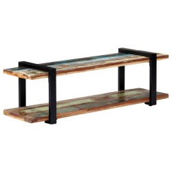 vidaXL Mueble para la TV de madera maciza reciclada 130x40x40 cm