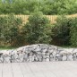 vidaXL Cesta de gaviones forma arco hierro galvanizado 400x50x40/60 cm vidaXL Cesta de gaviones forma arco hierro galvanizado 400x50x40/60 cm