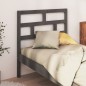 vidaXL Cabecero de cama madera maciza de pino gris 96x4x100 cm vidaXL Cabecero de cama madera maciza de pino gris 96x4x100 cm