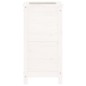 vidaXL Jardinera madera maciza de pino blanco 40x40x78 cm vidaXL Jardinera madera maciza de pino blanco 40x40x78 cm