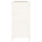 vidaXL Jardinera madera maciza de pino blanco 40x40x78 cm vidaXL Jardinera madera maciza de pino blanco 40x40x78 cm