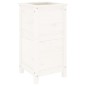 vidaXL Jardinera madera maciza de pino blanco 40x40x78 cm vidaXL Jardinera madera maciza de pino blanco 40x40x78 cm