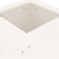 vidaXL Jardinera madera maciza de pino blanco 40x40x78 cm vidaXL Jardinera madera maciza de pino blanco 40x40x78 cm