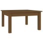vidaXL Mesa de centro madera maciza de pino marrón miel 55x55x30 cm vidaXL Mesa de centro madera maciza de pino marrón miel 55x55x30 cm