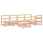 vidaXL Juego de muebles de jardín 6 piezas madera maciza de pino vidaXL Juego de muebles de jardín 6 piezas madera maciza de pino