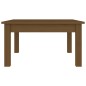 vidaXL Mesa de centro madera maciza de pino marrón miel 55x55x30 cm vidaXL Mesa de centro madera maciza de pino marrón miel 55x55x30 cm