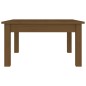 vidaXL Mesa de centro madera maciza de pino marrón miel 55x55x30 cm vidaXL Mesa de centro madera maciza de pino marrón miel 55x55x30 cm